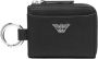 Emporio Armani Zwarte Portemonnee met Stoffen en Bonded Leren Voering Black Heren - Thumbnail 3