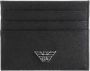 Emporio Armani Elegante Kaarthouder met Iconische Adelaar Black Heren - Thumbnail 1