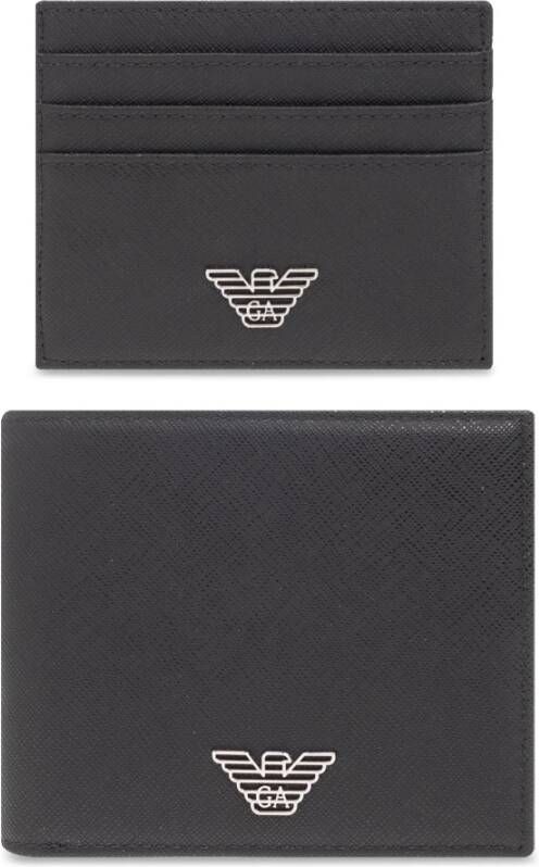 Emporio Armani Wallets & Cardholders Zwart Heren
