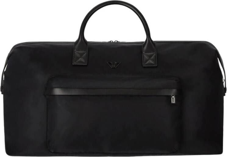 Emporio Armani Zwarte Reistassen voor Heren Black Heren