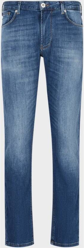 Emporio Armani Moderne Fit Skinny Jeans Blue Heren