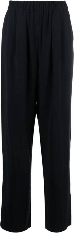 Emporio Armani Wide Trousers Blauw Dames