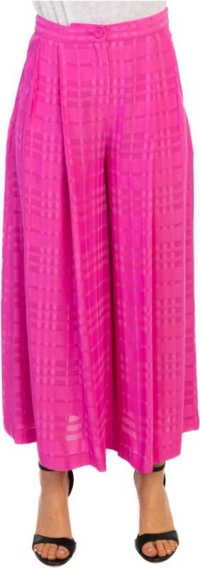 Emporio Armani Wide Trousers Roze Dames