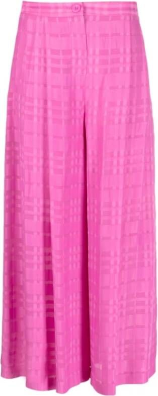 Emporio Armani Wide Trousers Roze Dames