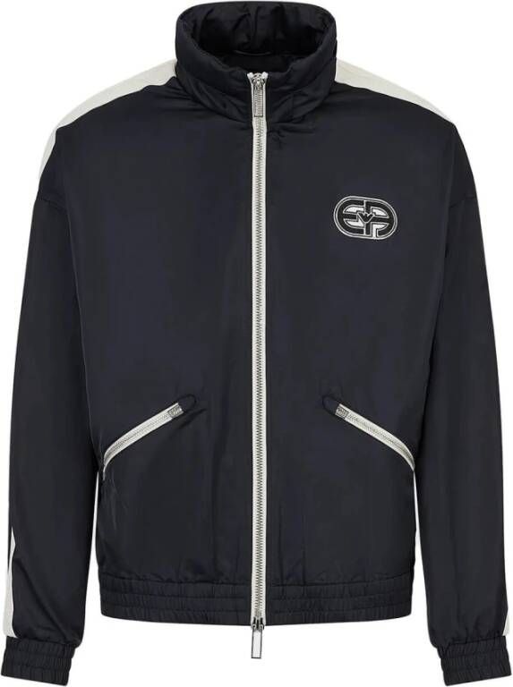 Emporio Armani Winter Jackets Blauw Heren