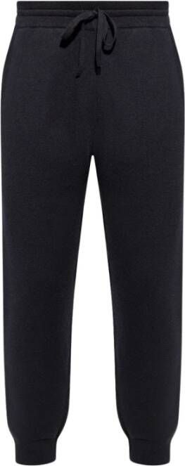 Emporio Armani Wollen broek Zwart Heren