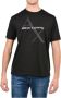 Armani Exchange Zwart T-shirt Regular Fit Korte mouwen Ronde hals Black Heren - Thumbnail 1