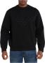 Emporio Armani Zwarte Sweaters met Ronde Hals en Lange Mouwen Black Heren - Thumbnail 3