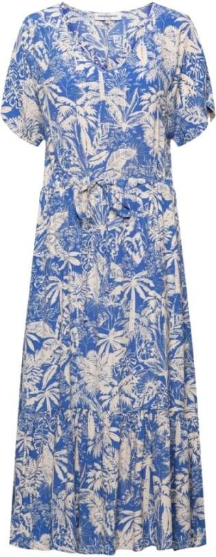 &Co Woman Amaya Palm SB-Saphire Blue (mul Blauw Dames