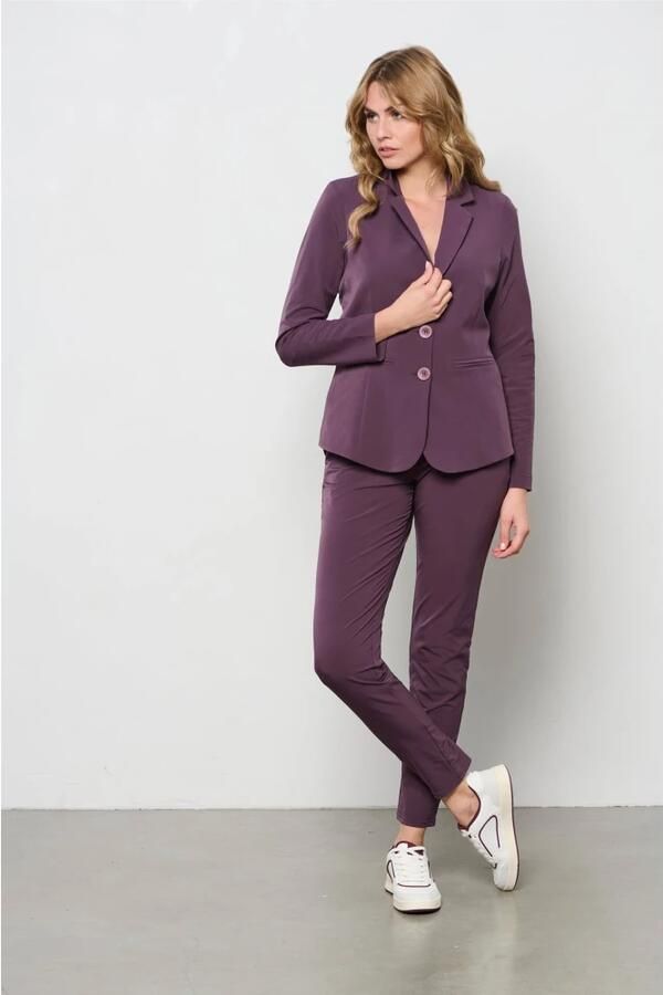 &Co Woman Blazer dames elegante pasvorm donkerblauw Purple Dames - Foto 5