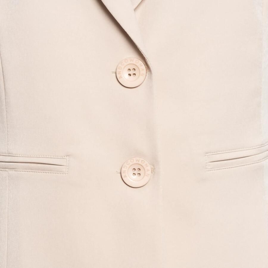 &Co Woman getailleerde blazer PHILEINE TRAVEL zand - Foto 4