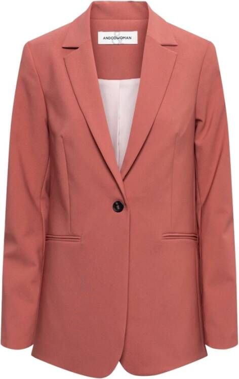 &Co Woman Blazer Roze Dames