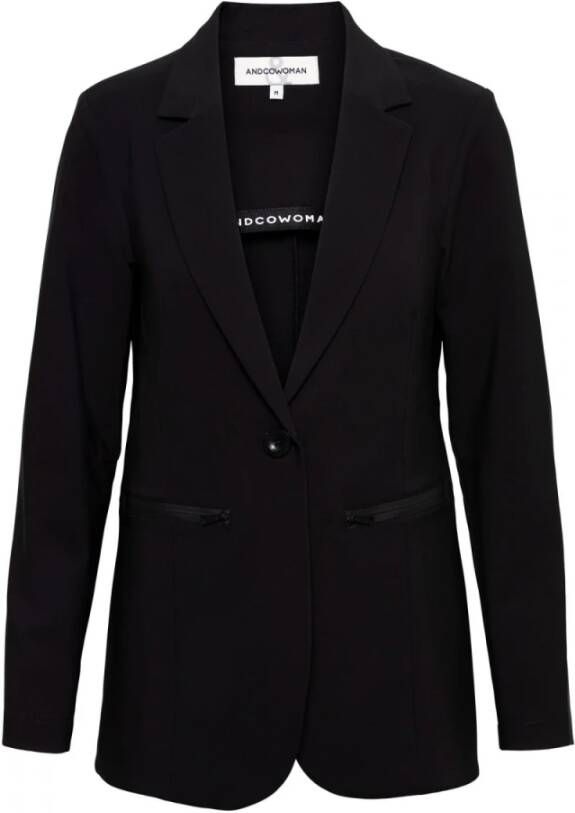 &Co Woman Blazer Zwart Dames