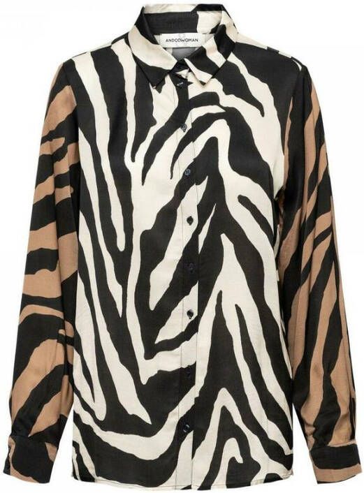 &Co Woman Blouses Bruin Dames