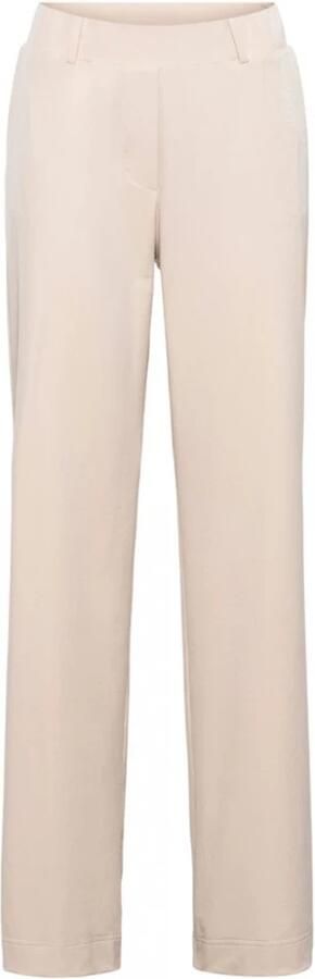 &Co Woman Broek Dames Recht Elegante tijdloze stijl Beige Dames - Foto 4