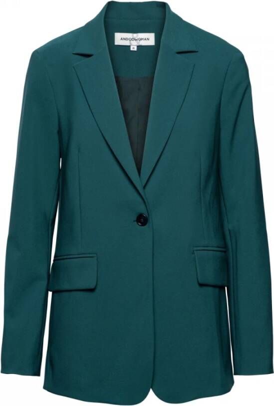 &Co Woman Claire Comfort TN-Dark Teal Groen Dames