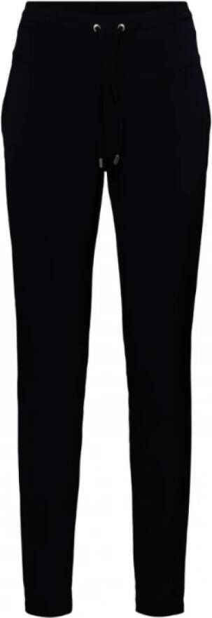 &Co Woman regular fit pantalon PENNY van travelstof marine