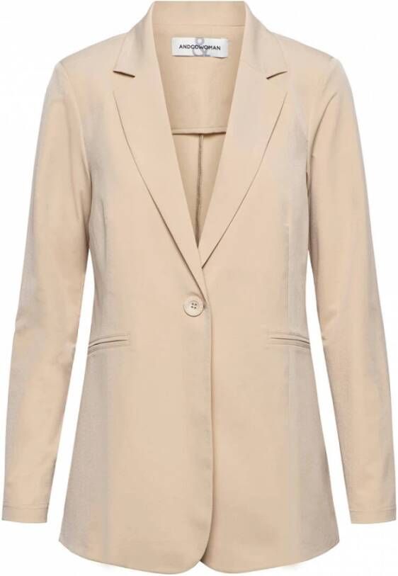 &Co Woman Co Woman Blazer Beige Dames