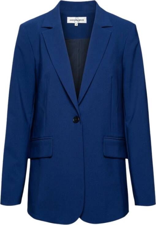 &Co Woman Comfort Blazer Claire Blauw Dames
