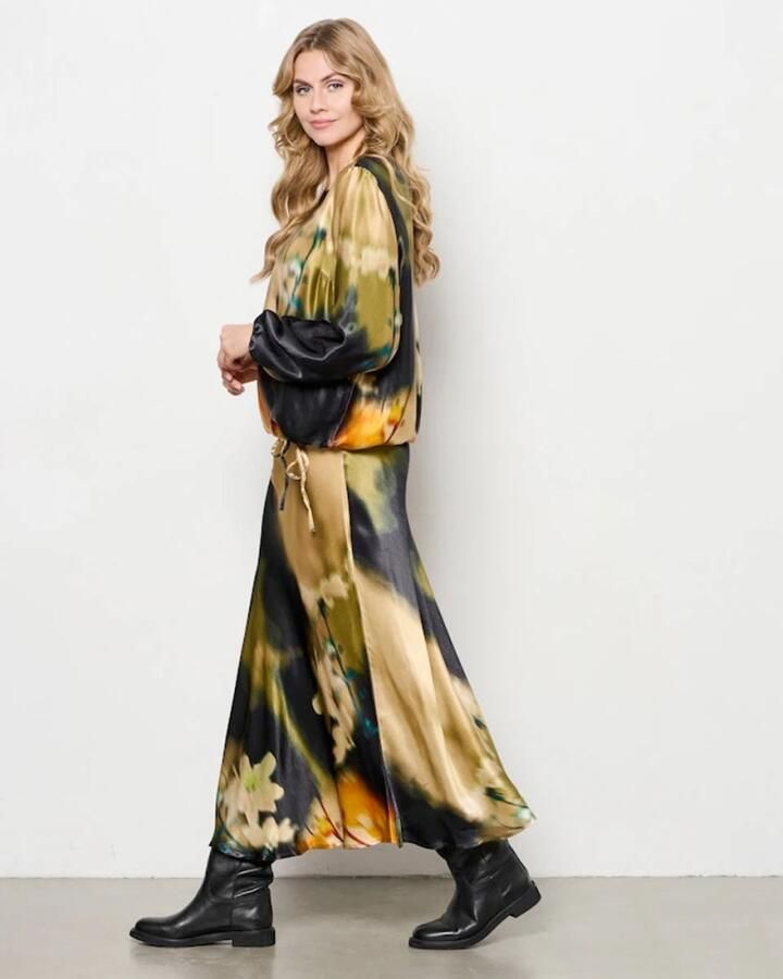 &Co Woman Maxi-rok met bloemenprint Multicolor Dames - Foto 2