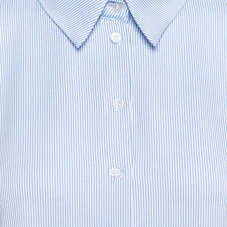 &Co Woman Overhemd met lange mouwen effen kleur Blue Dames - Foto 5