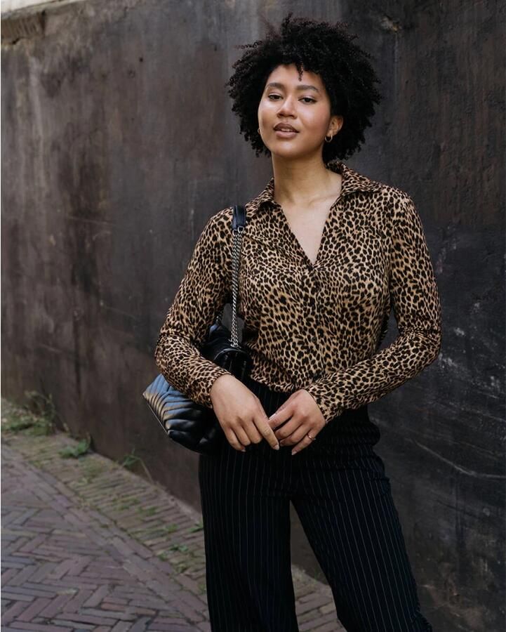 &Co Woman Overhemd met lange mouwen effen kleur Multicolor Dames