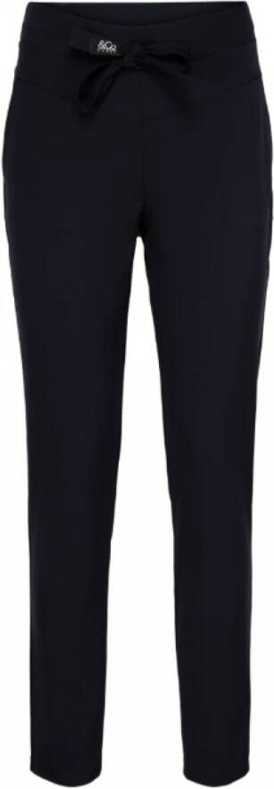 &Co Woman Peppe Travell Pants Blauw Dames