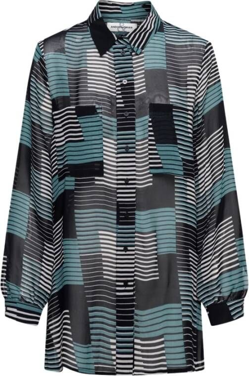 &Co Woman Shirt Blauw Dames