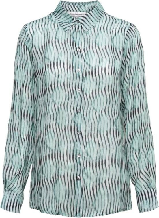 &Co Woman Shirt Blauw Dames