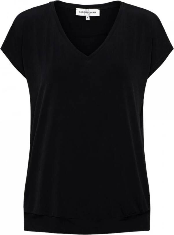 &Co Woman shirt Lucia To190 99000 Zwart Dames