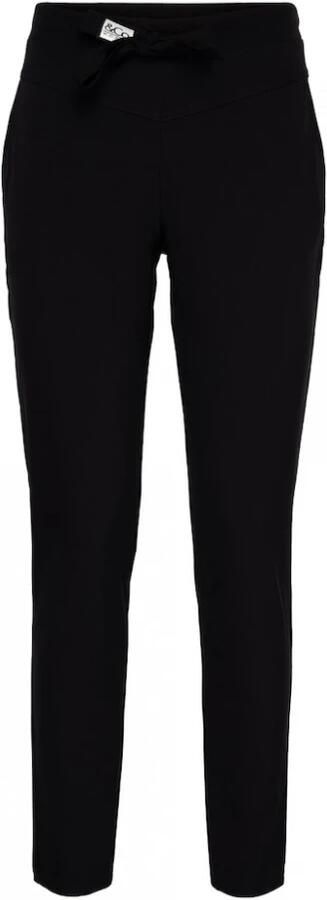 &Co Woman travelstof slim high waist casual broek zwart - Foto 3