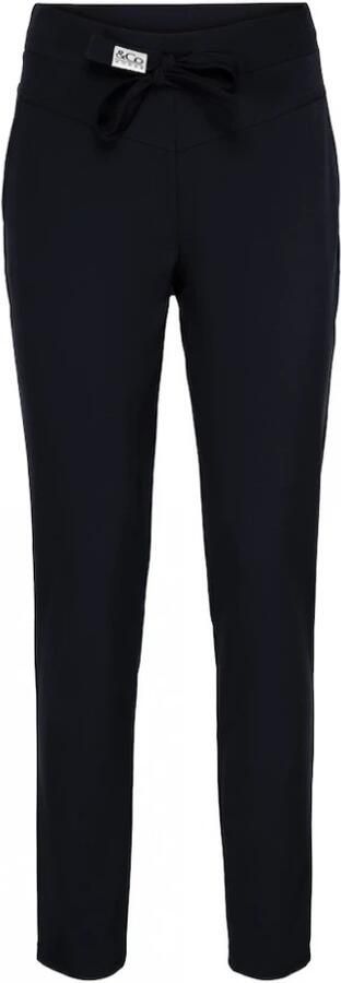 &Co Woman Co Woman broek Travel Peppe travel Pa107-1 70000 Blauw Dames