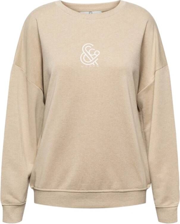 &Co Woman Sweatshirt Beige Dames