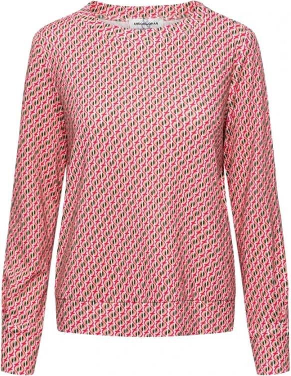 &Co Woman Sweatshirt Roze Dames