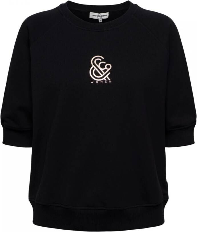 &Co Woman Sweatshirt Zwart Dames