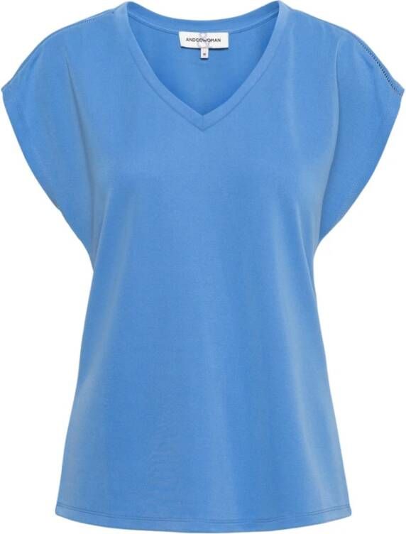 &Co Woman T-shirt Blauw Dames