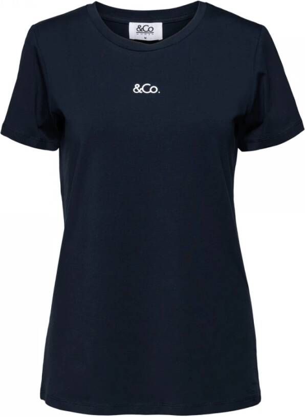 &Co Woman T-shirt Blauw Dames
