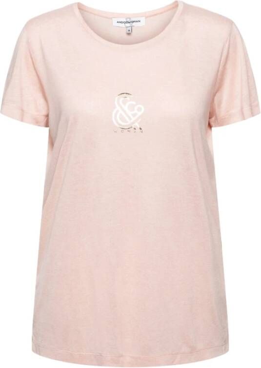 &Co Woman T-shirt Roze Dames
