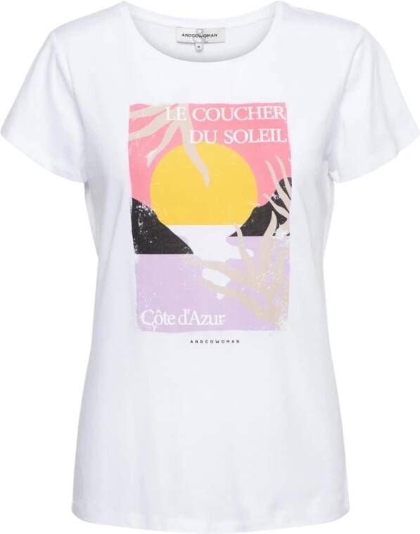 &Co Woman T-shirt White Dames
