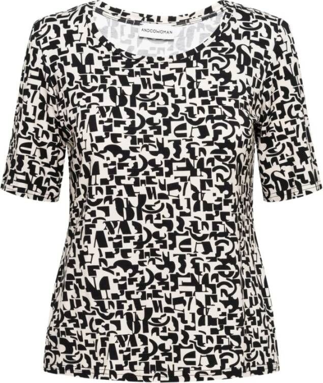 &Co Woman T-shirt Zwart Dames
