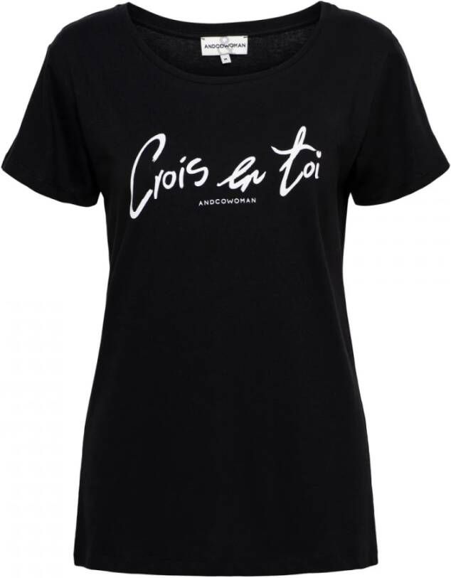 &Co Woman T-shirt Zwart Dames