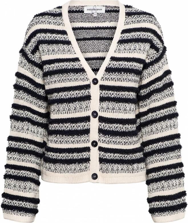 &Co Woman Trui met kabelbreipatroon Multicolor Dames - Foto 3