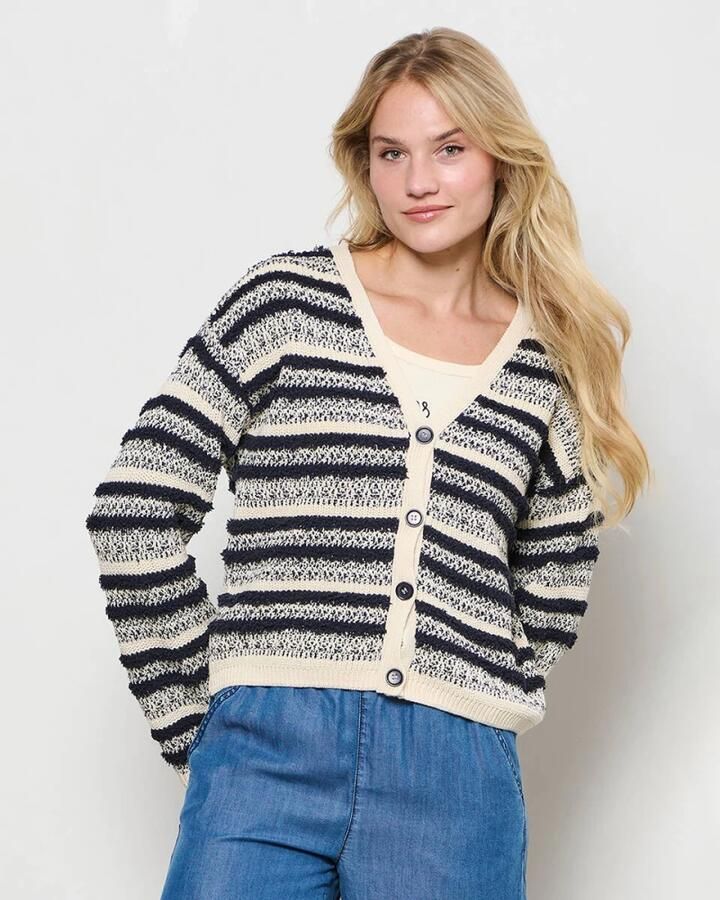 &Co Woman Trui met kabelbreipatroon Multicolor Dames - Foto 4