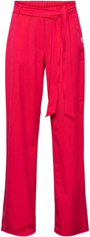 &Co Woman Wide Trousers Roze Dames