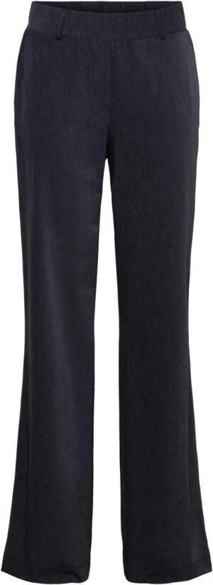 &Co Woman straight fit broek PATRICE TRAVEL antraciet
