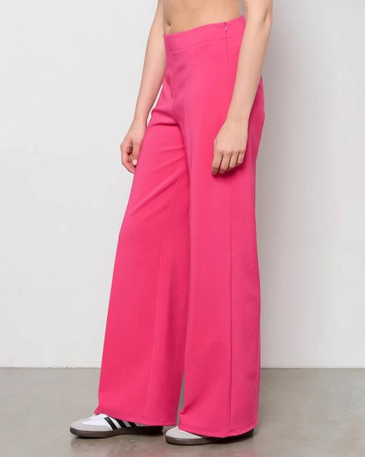 &Co Woman Wijde Broek Zomerse Stijl Pink Dames - Foto 4