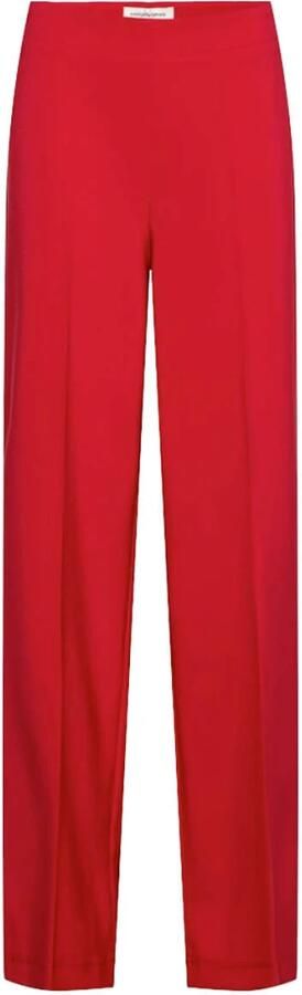 &Co Woman Wijde Broek Zomerse Stijl Red Dames