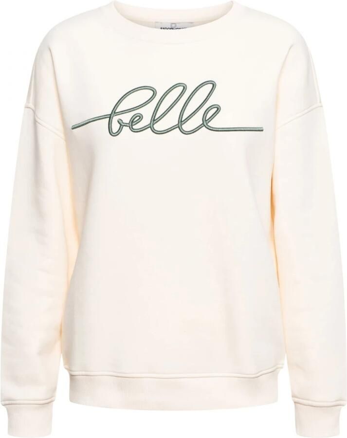 &Co Woman Zacht Sweatshirt met Capuchon Beige Dames