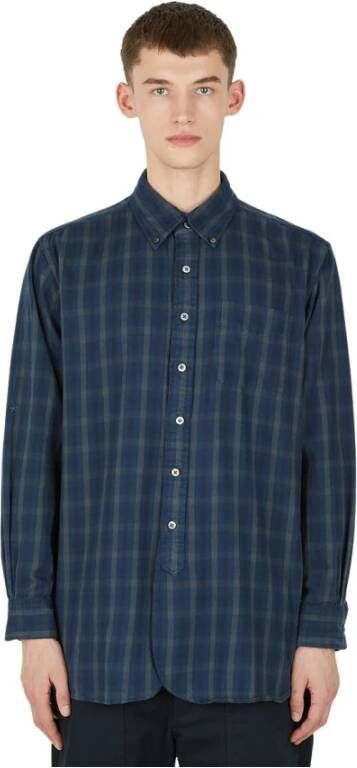 Engineered Garments Alledaagse t-Overhemd Blauw Heren