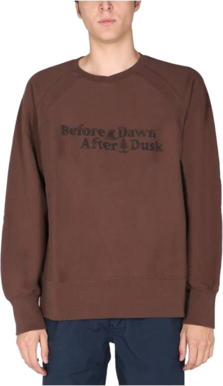 Engineered Garments Bedrukt sweatshirt Bruin Heren